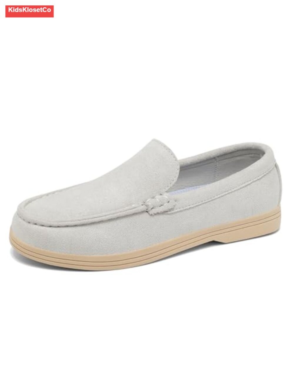 Kids Boys Suede Loafers Penny Dress Shoes Slip-On Mocc Casual